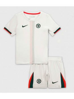 Chelsea Replika Borta Kläder Barn 2025-26 Kortärmad (+ byxor)